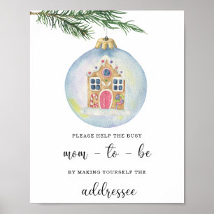 Affiche Branche à feuillage persistant - Aide à la maman o