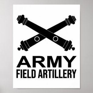 Affiche Branche d'artillerie de campagne de l'armée améric