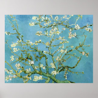 Affiche Branches de fleurs d'amandes (F671) Van Gogh Art