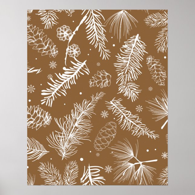 Affiche Branches et pin 3 (Devant)