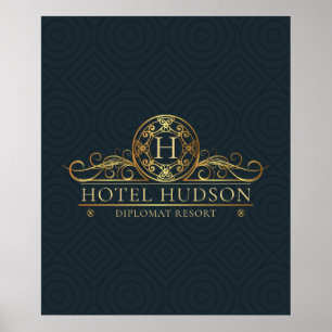 Affiche Branding Hotel de luxe