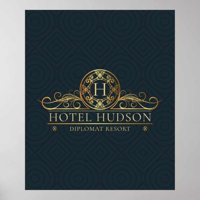 Affiche Branding Hotel de luxe (Devant)