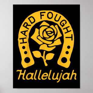 Affiche Brandon Hard Fight Hallelujah Louange Jesus Lake M