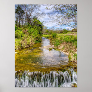 Affiche Branson Fall Creek Stream