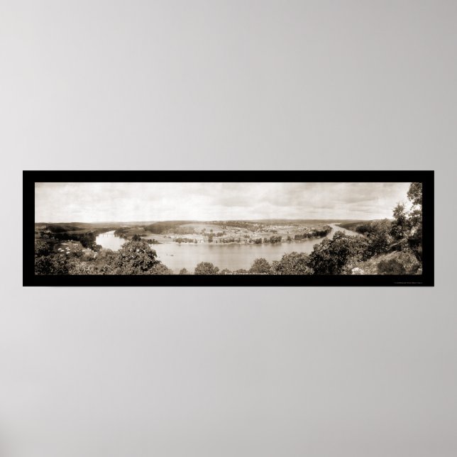 Affiche Branson, MO Photo 1914 (Devant)