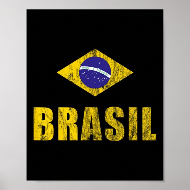 Affiche Brasil Design Brazilian Apparel Clothing Outfits F (Devant)