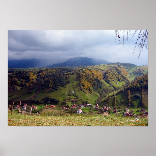 Affiche Brasov Roumanie (Devant)