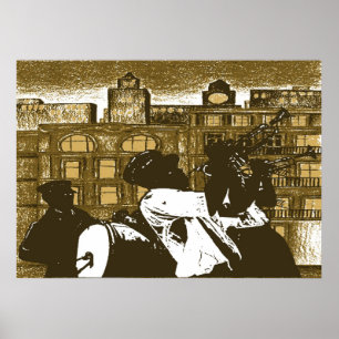 Affiche Brass Band, Nouvelle-Orléans