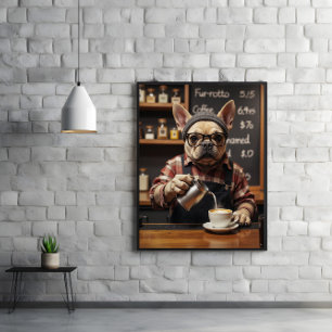 Affiche Brasserie : alimentée par le rôti d'écorce