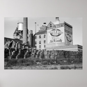 Affiche Brasserie Minneapolis, années 1930