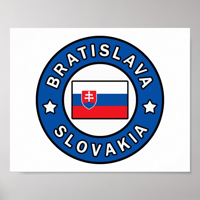 Affiche Bratislava Slovaquie (Devant)