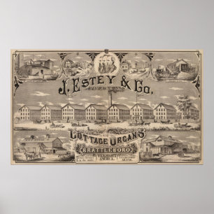 Affiche Brattleboro Vermont