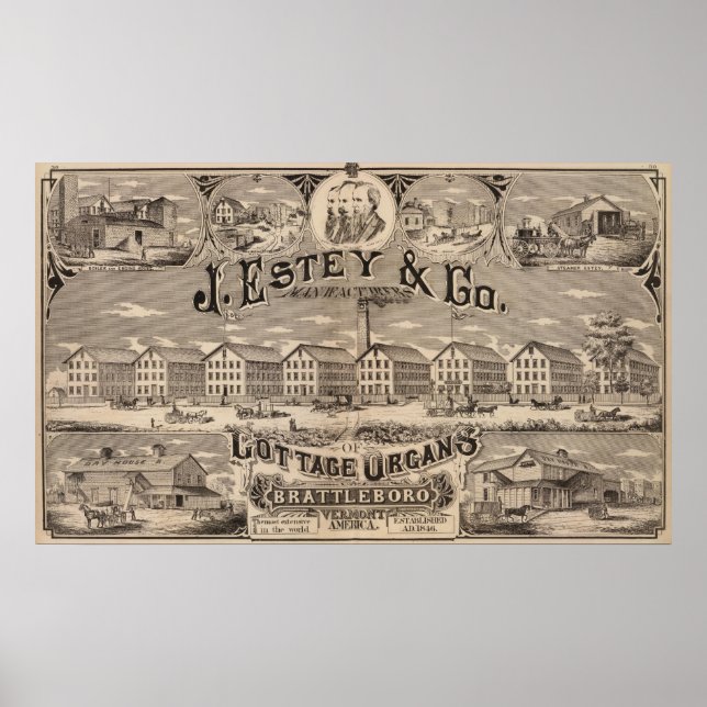 Affiche Brattleboro Vermont (Devant)