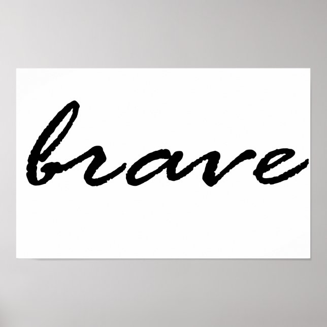 Affiche Brave, sois courageux (Devant)
