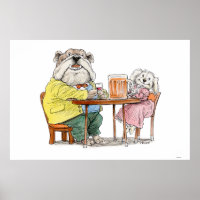 Bravo Beer Chien Couple Imprimer