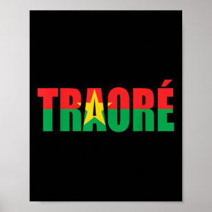 Affiche Bravo, Capitaine Ibrahim Traore ! Viva Burkina Fas