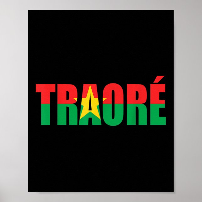 Affiche Bravo, Capitaine Ibrahim Traore ! Viva Burkina Fas (Devant)