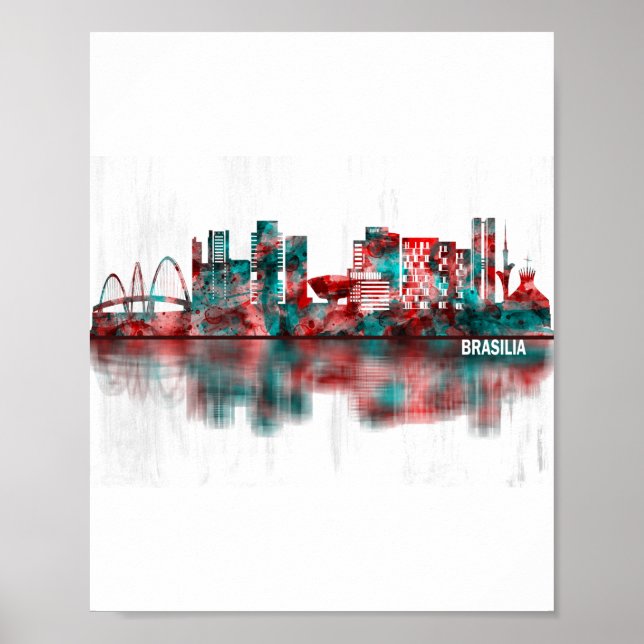 Affiche Brazil Skyline (Devant)