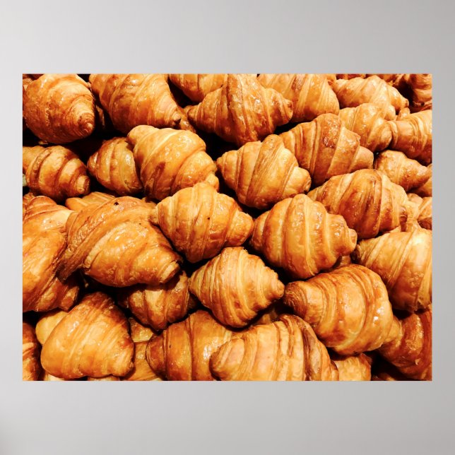 Affiche Bread background / Bread is a staple food prepared (Devant)