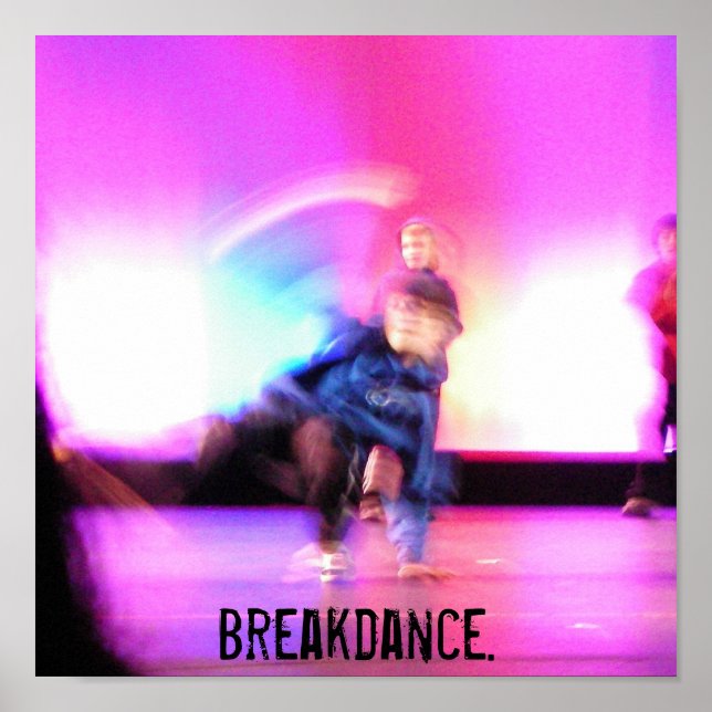 Affiche Breakdance. (Devant)