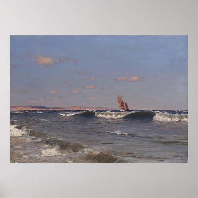 Affiche Breaking Wave par Dubovskoy (Devant)