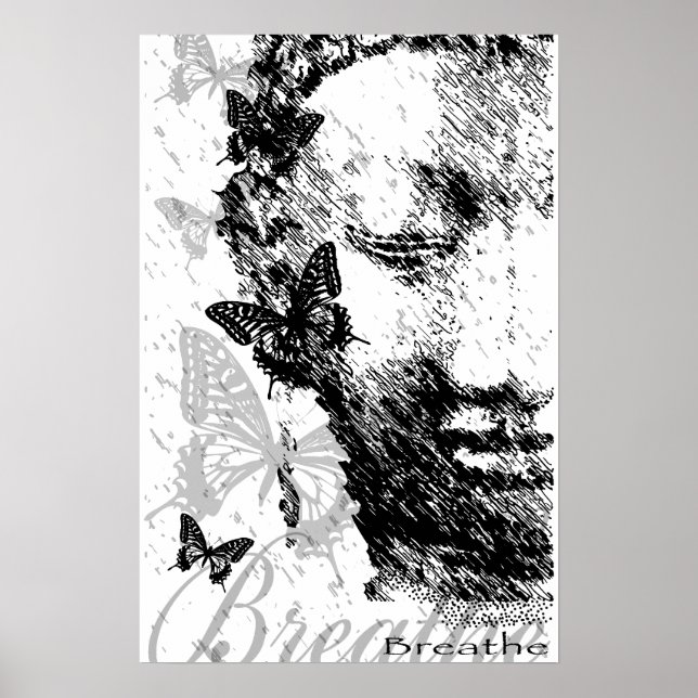 Affiche Breathe Buddha (Devant)