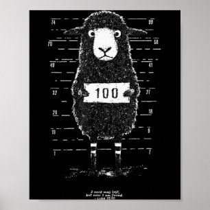 Affiche Brebis Perdue - J'étais Perdu Mais Maintenant Je S