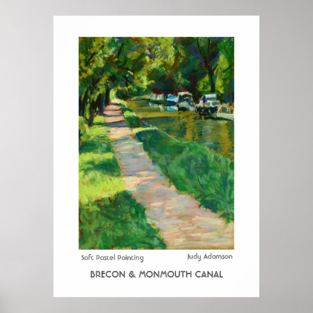 Affiche Brecon & Monmouth Canal Imprimer/Poster. (Devant)