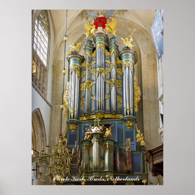 Affiche Breda Grote Kerk, Pays-Bas (Devant)