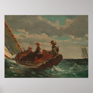 Affiche Breezing Up (A Fair Wind) by Winslow Homer