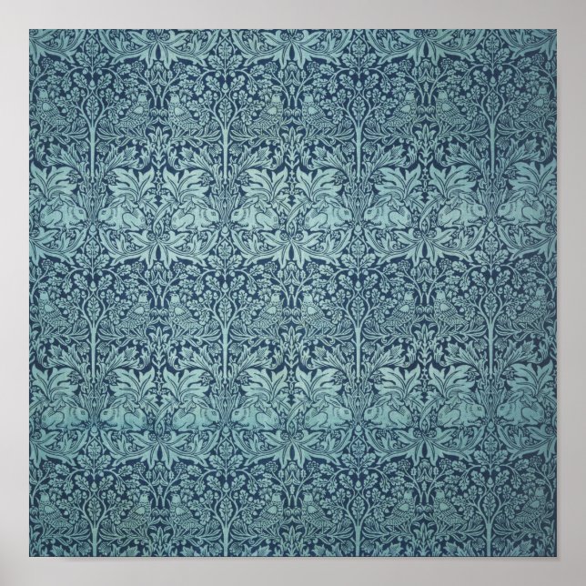 Affiche Brer Rabbit par William Morris, Motif textile (Devant)