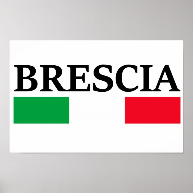 Affiche Brescia Italie (Devant)