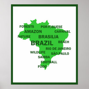 Affiche Brésil