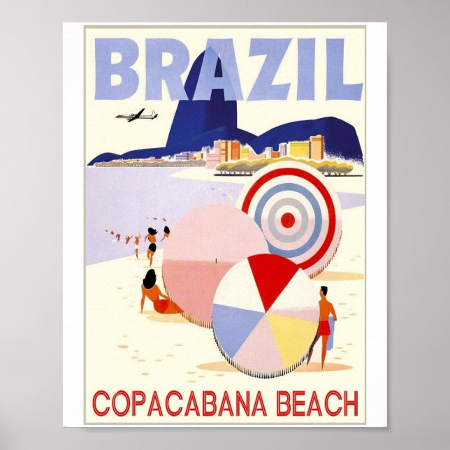 AFFICHE BRÉSIL COPACABANA (Devant)