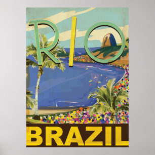 Affiche Brésil - Rio de Janeiro