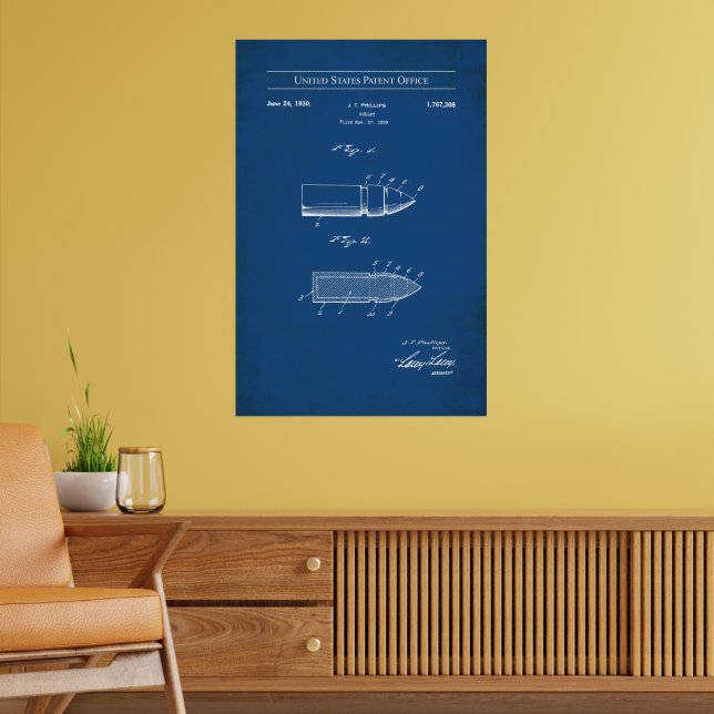Affiche Brevet américain 1929 1767308 - Puce (Salon 2)