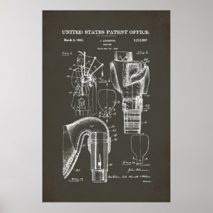 Affiche Brevet américain - Bagpipes