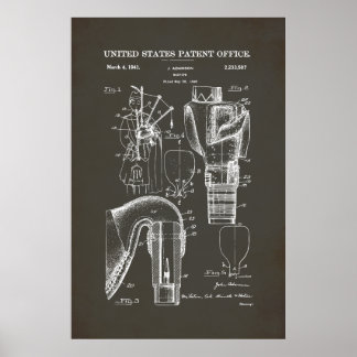 Affiche Brevet américain - Bagpipes