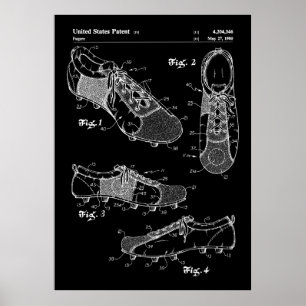 Affiche Brevet Boots de soccer