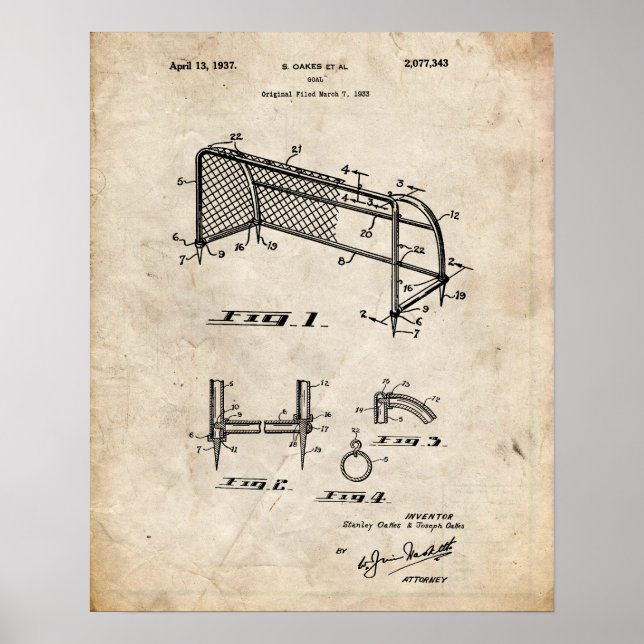 Affiche Brevet d'art du football (Devant)