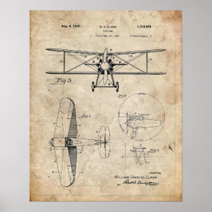 Affiche Brevet d'avion