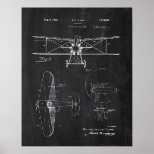 Affiche Brevet d'avion
