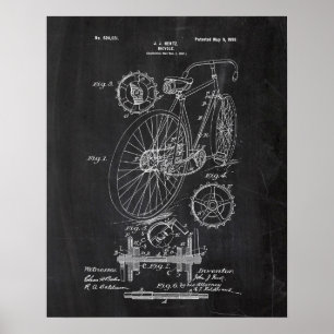 Affiche Brevet de bicyclette