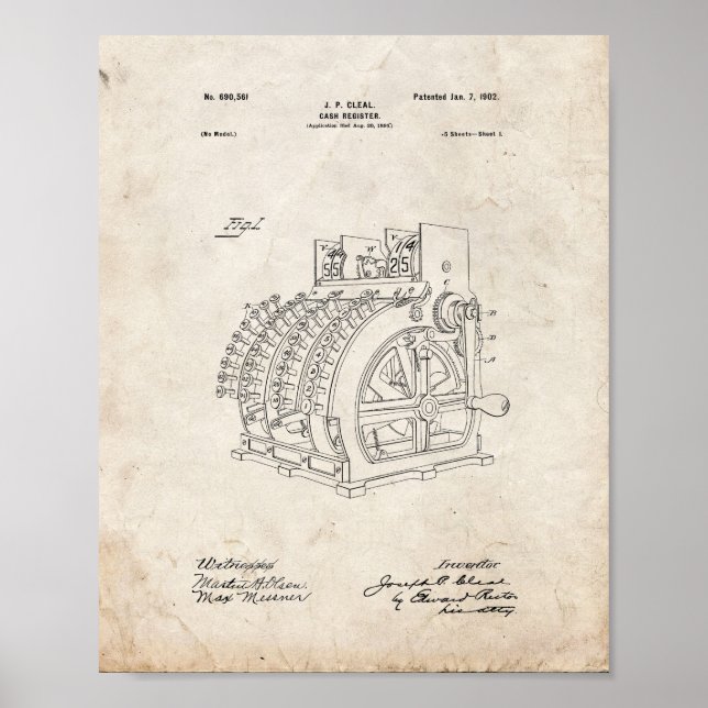 Affiche Brevet de caisse - Ancien look (Devant)