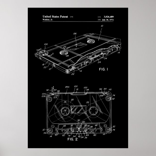 Affiche Brevet de cassettes (Devant)