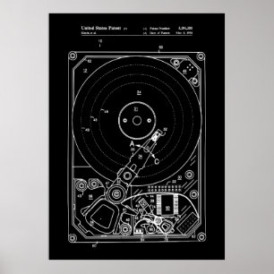 Affiche Brevet de disque dur