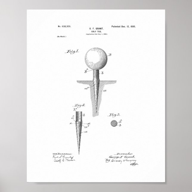 Affiche Brevet de golf (Devant)