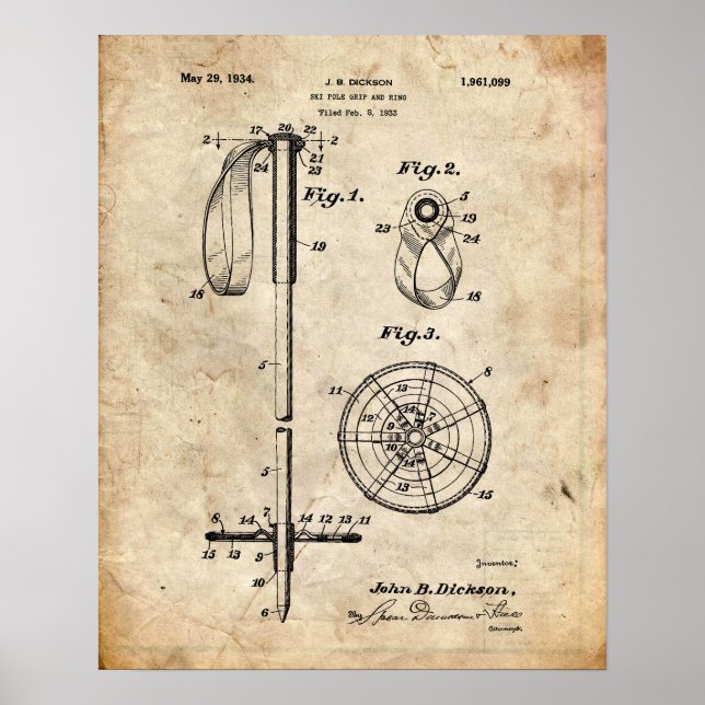 Affiche Brevet Ski (Devant)