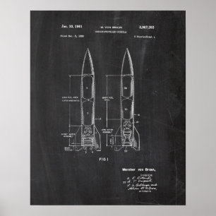 Affiche Brevet spatial