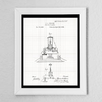 Brevet vintage Edison Electric Lights